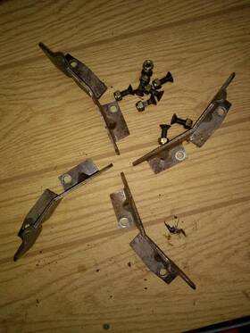 1902295ma Troy Bilt 1901289 Chipper Vac Custom Made 4 Fan Blade Kit 1902295 Used