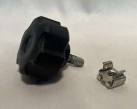 1909249 Troy-bilt 1908592 Troybilt Chipper Vac Front Threaded Stud Knob Fan Housing 1/4-20