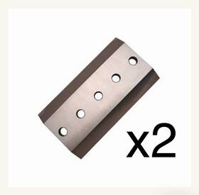 Ksbc138 Vermeer Two Chipper Knives 10 Inch X 5 5/8