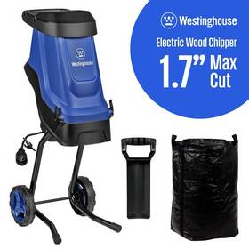 W1.7wcac Westinghouse 1.7 Inch 15 Amp Electric Wood Chipper And Shredder