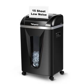 Wingwise P-4/manual Sheet/26l/15mins 15-sheet Paper Shredder With 58db Quiet Operation P4 Cross-cut Secu