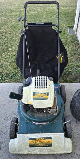 274466 Yard-man Chipper Shredder Vacuum With Bag 4.5hp Briggs And Stratton Engine