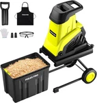 1800W Electric Wood Chipper 1.8" Cutting Diameter 50L Bin Green. Fixed Price $151.99.