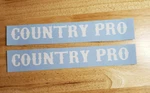 Country Pro Log Splitter Wood Chipper Decals 18X2" White Stickers Die Cut Usa. Fixed Price $33.81.
