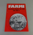 Brochure Farmi Bush Wood Chipper Hk 300 /. Fixed Price $23.18.