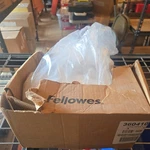 New Fellowes FEL3604101 Paper Shredder BAGS,50GAL, PK49. Fixed Price $50.00.