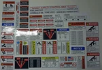 Morbark Wood Chipper Safety Decal Sticker Kit, Uv Laminated. Fixed Price $125.00.