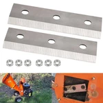 2 Set Replacement Blades For C40 Wood Chipper 4" Inch Max Diameter Shredder/m.... Fixed Price $48.79.