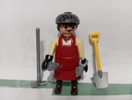 Playmobil Figure Gardener With Tools Ref 4487 Flowers Plants. Fixed Price $15.85.
