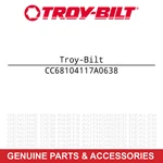 Troy-bilt 681-04117A-0638 Lower Chipper Chute Mtd Red CS4265 CS4325. Fixed Price $137.05.