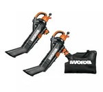 WG509 Worx Trivac 3-IN-1 Electric Leaf Blower/mulcher/vacuum With Metal Blade-ob. Fixed Price $89.99.