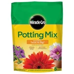 Miracle Gro Potting Soil, 8 Quart, Feeds 6 Months, Indoor, Outdoor Containers. Fixed Price $17.99.
