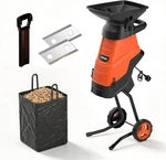 Maxlander 15-AMP Electric Wood Chipper Shredder, 1.75-INCH Cutting Capacity, Yar. Fixed Price $220.79.