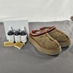 Ugg Tazz Ii Platform Slippers Womens Size 9 Chestnut + Suede Care Kit Read. Fixed Price $32.95.