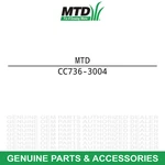 Mtd 736-3004 Flat Washer .406 .875 .105 Thk Murray Troy-bilt Mustang Xp Sltx. Fixed Price $10.95.