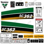 Fits Vermeer SC362 Stump Grinder Decal Kit (curved) - 3M Vinyl!. Fixed Price $149.95.
