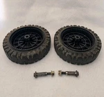 Craftsman Walk Behind 4-IN-1 Vacuum Shredder Chipper Blower Set Of Rear Wheels. Fixed Price $24.99.