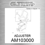 AM103000 Adjuster Fits John Deere (surplus Open Box). Fixed Price $71.54.