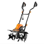 Lawnmaster 18'' Corded Electric Tiller 13.5 Amp 6-STEEL Blades Foldable Design. Fixed Price $149.99.