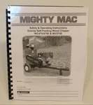 Mackissic Mighty Chipper Owner Operator Manual WC475/475E WC575E. Fixed Price $19.95.