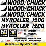 Wood Chuck Hyroller 1200 Set. For All Makes Of Chippers. Fixed Price $87.00.