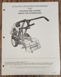 Roto-hoe System Model 910-3 Power Unit "operation And Repair Parts Manual". Fixed Price $24.99.