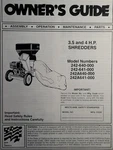 Mtd Shredder Chipper 3.5 & H.p 242-640-000 242-641-000 Owner Parts Manual. Fixed Price $56.99.