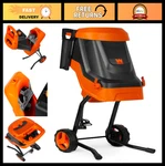 15-AMP Electric Wood Chipper & Shredder Heavy Duty, Compact, Garden Tool. Fixed Price $183.99.