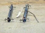 John Deere 2500 Greens Mower-seat Adjusters AM103001, AM103000. Fixed Price $49.99.