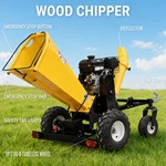 6" 13.5HP B&s 420CC 4-WHEEL Towable Wood Chipper Shredder Heavy Duty Mulcher. Fixed Price $2299.00.