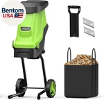 15-AMP Electric Wood Chipper, 45L Collection Bag Shredder, 1.8" Cutting. Fixed Price $160.57.
