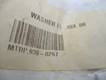 Oem Mtd Troy Bilt Flat Washer .4X.88 PART#936-0267 New PKT4. Fixed Price $5.50.