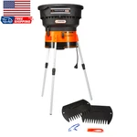 22" Electric Leaf Shredder, 8000 Rpm, Includes Hand Rakes, Goggles, Line Kit. Fixed Price $237.74.