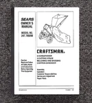 Operator Maint Instruction Manual Craftsman Chipper Shredder Hp 247.795890. Fixed Price $15.97.
