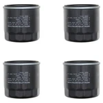 Pack Of 4 Oil Filters Fits Kawasaki Engines Cub Cadet John Deere Snapp. Fixed Price $41.99.