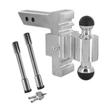 Adjustable Drop Rapid Hitch 2" Receiver & 2-5/16" Greaseless W Locks. Fixed Price $379.99.
