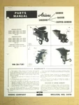 Ariens Shredder Grinder Bagger Chipper Parts Manual Pm 28 73R1. Fixed Price $8.99.