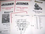 Steiner Mower Attachment * Clean Owner & Parts Manuals - Select Model From List. Fixed Price $8.00.