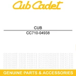 Cub Cadet 710-04938 Fuel Drain Plug Xu Wuc Wub Wua Vu VT100 V0B V0A Tu. Fixed Price $9.95.