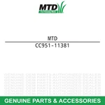 Troy-bilt 951-11381 Oil Fill Tube O-ring Mustang Bronco Colt Xp Votex 2100. Fixed Price $14.95.