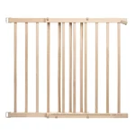 Evenflo Walk-thru Top Of Stairs Baby Gate, Natural Wood. Fixed Price $16.00.