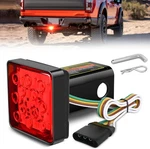 Nilight Led Brake Trailer Hitch Cover Square Red Lens Vehicle Tow Dr. Fixed Price $33.06.