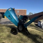 GTMS305 Wood Chipper Gasoline Powered Blue Outdoor Equipment. Fixed Price $1250.00.