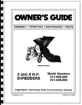 Mtd Chipper Shredder Manual Model No. 241-645-648-000. Fixed Price $15.99.
