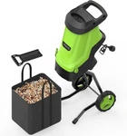 Deli Steelite 15A 120V Electric Wood Chipper Shredder With 45L Collection Bag. Fixed Price $145.99.