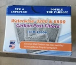 Made In Usa Free S/h Waterwise Certified Organic 8606 Act. Carbon Post Filters. Fixed Price $55.00.