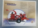 Morbark Tornado Model 13 Wood Chipper Sales Sheet. Fixed Price $25.00.
