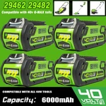 1/4PACK 6.0AH 29472 For Greenworks Lithium G-max Battery 29462 24312. Fixed Price $76.00.