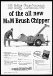 1963 M&m Mitts Merrill Brush Wood Chipper Saginaw Mi-vtg Trade Orig. Print. Fixed Price $14.65.