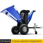 6" Drum Wood Chipper Shredder On Wheels Pro Grade 420CC 15HP Gas Powered Engine. Fixed Price $2668.00.